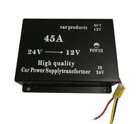 Truck Voltages Converter 45A Efficient 24V To 12V Power Adapter With Safe Features For Vehicle Electronics Equipment High Current Converter