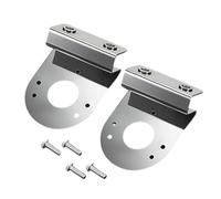 Truck Watermelon Light Bracket - 2-Piece, 45 Degree Angle, Stainless Steel Mounting | Drill-Free Universal Semi-Trailer Pickup Frame, Track Lighting Security Accessory