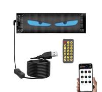 Truck Window Screen Lights: Smart LED Car Lights, Devil Eye Dynamic Lights | Flexible LED Eyes for Car Window Screen, Waterproof LED Eye Light