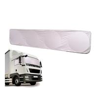 Truck Windshield Sunscreen, UV Protection for Camper, Motorhome Windshield Cover for Camper Drivers Travellers Traveling Summer Stops