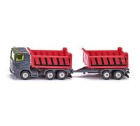 Truck With Tipping Bed + Trailer 15 Cm Model SIKU