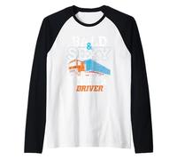 Trucker Bald and Sexy Truck Driver Trucks Driving Trucking Raglan Baseball Tee