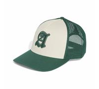 adidas Unisex Stadium Graphic Trucker Cap, Ivory/Collegiate Green, M-L