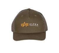 Alpha Industries Label Trucker Cap - Dark Olive