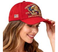 Trucker Cap, America's 250th Headwear - Embroidered Baseball Cap, Always Comfortable All Day Wear, Tourist Parade, Memorial Day, Meeting D