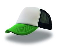Trucker cap Atlantis Headwear Rapper Blanc 58 cm