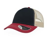 Trucker cap Atlantis Headwear Rapper Canvas Bleu TU