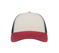 Trucker cap Atlantis Headwear Rapper Canvas-S Blanc TU