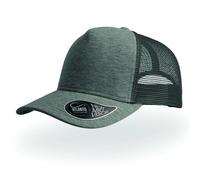 Atlantis Rapper Jersey Mid Visor Trucker Cap - Dark Grey - OS