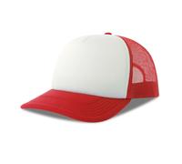 Trucker cap Atlantis Headwear Rapper-S Blanc 58 cm