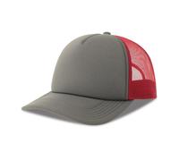 Trucker cap Atlantis Headwear Rapper-S Gris 58 cm