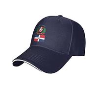 Trucker Cap Dominican Republic Flag Emblem Dad Hat Casual Trucker Cap Breathable Trucker Hat for Fishing Camping Hunting