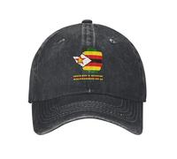 Trucker Cap Flag of The Zimbabwean Zimbabwe Map Trucker Hat Soft Casual Summer Caps for Men Running Golf