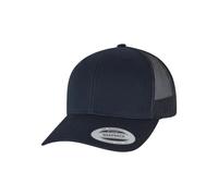 Flexfit Unisex 6606 Retro Trucker Baseball Cap, Blue, One Size, Blue, One Size