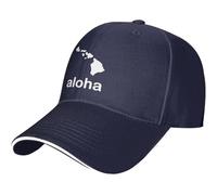 Trucker Cap Hawaii Hawaiian Islands Sunhat Breathable Trucker Cap Leisure Dadcap for Hunting Hiking Fishing
