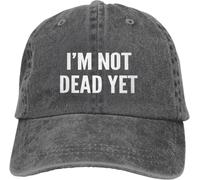 Trucker Cap I'm Not Dead Yet Dad Cap Anti Uv Sun Hat Adjustable for Running Golf Activities