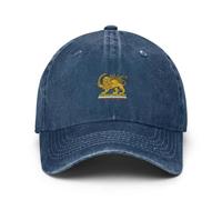 Trucker Cap with Lion and Sun Old Iran Flag Design | Adjustable Breathable Iran Hat for Unisex Adult, for Outdoor Lovers, Travel Enthusiasts and Sports Fans Navy Blue