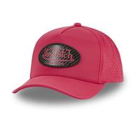 Trucker Cap with Mesh Mesh and Print Rubber Sport, Red / Black, One Size