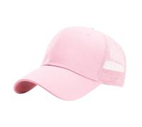 Trucker Cap Without Visor Baseball Cap Structured Simple Design 6 Panel Adjustable Size Fleece for Hats Sewing, pink, One Size