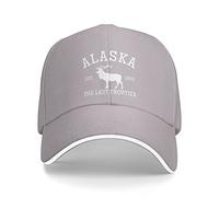 Trucker Caps Alaska The Last Frontier Baseball Caps Breathable Sports Cap Lightweight Dad Cap for Holiday Travel Walking Workouts