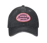 Trucker Caps Anxiety is A Lying Baseball Caps Lightweight Trucker Hat Breathable Dad Cap for Walking Outdoor Running