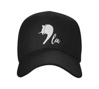 Trucker Caps Cat Comma La6936 Black Baseball Hats Protection Sports Cap Summer Sun Baseball Caps for Running Outdoor Workouts
