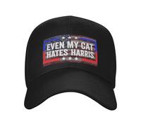 Trucker Caps Even My Cat Hates Anti4139 Black Trucker Hat Summer Sun Sports Cap Breathable Baseball Hats for Workouts Holiday Travel Outdoor