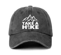 Trucker Caps Gifts Take A Hike Pure White Mountains Dad Cap Adjustment Baseball Hats Lightweight Sports Cap for Holiday Travel Workouts Walking