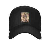 Trucker Caps Holly Mary Blessed Virgin Mary Our Lady of Guadalupe Mother of God24 Black Baseball Caps Summer Sun Sports Cap Lightweight Trucker Hat for Running Holiday Travel Outdoor