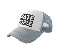 Trucker Caps I Hate People Baseball Caps Adjustment Dad Cap Protection Sports Cap for Running Walking Outdoor