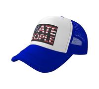 Trucker Caps I Hate People Blue Dad Cap Protection Trucker Hat Lightweight Baseball Caps for Running Holiday Travel Outdoor