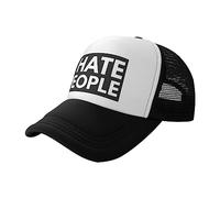 Trucker Caps I Hate People Sports Cap Lightweight Baseball Caps Adjustment Trucker Hat for Running Holiday Travel Outdoor
