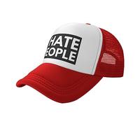 Trucker Caps I Hate People Sports Cap Protection Dad Cap Summer Sun Trucker Hat for Walking Running Outdoor