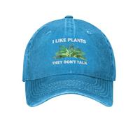 Trucker Caps I Like Plants They Don't Talk Trucker Hat Summer Sun Baseball Hats Lightweight Dad Cap for Workouts Outdoor Walking
