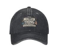 Trucker Caps It's A Miller Thing You Wouldn't Understand Baseball Caps Adjustment Dad Cap Breathable Trucker Hat for Running Outdoor Walking