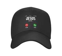 Trucker Caps Jesus is Calling Baseball Caps Summer Sun Sports Cap Breathable Trucker Hat for Running Outdoor Walking