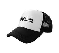 Trucker Caps Make Racism Wrong Again Baseball Caps Lightweight Sports Cap Breathable Dad Cap for Workouts Running Outdoor
