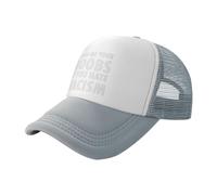 Trucker Caps Show Me Your Boobs If You Hate Racism Dad Cap Summer Sun Baseball Hats Breathable Sports Cap for Running Outdoor Workouts