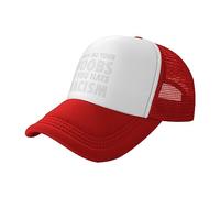Trucker Caps Show Me Your Boobs If You Hate Racism Trucker Hat Lightweight Dad Cap Breathable Baseball Caps for Running Outdoor Holiday Travel