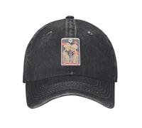 Trucker Caps Three of Swords Tarot Card Sublimation Sports Cap Adjustment Trucker Hat Protection Baseball Hats for Workouts Holiday Travel Outdoor