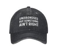 Trucker Caps Undiagnosed But Something Ain't Right Baseball Caps Lightweight Baseball Hats Adjustment Trucker Hat for Walking Holiday Travel Outdoor