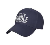 Trucker Caps Yes I'm Singles Now is Your Chance Trucker Hat Lightweight Baseball Caps Protection Dad Cap for Walking Holiday Travel Outdoor