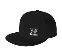 Trucker Hat If It Flies, It Dies Dad Hat Plain Trucker Cap Adjustable Outdoor Sports Cap for Farm Hiking Golf