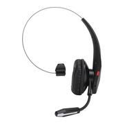 Trucker Headset Wireless Headset with Noise Cancelling Microphone Single Ear Trucker for Truck Drivers Call Center Agents Black