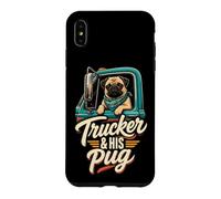 Trucker & His Pug Dad Case for iPhone XS Max