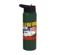 Trucker Legend of The Highway Truclegend Art for Trucker Stainless Steel Insulated Water Bottle