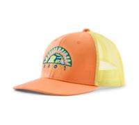 Trucker Planet organic cotton cap Orange one size