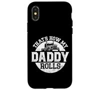 Trucker Truck Driver Dad Son Daughter Vintage That'S How My Case for iPhone X/XS