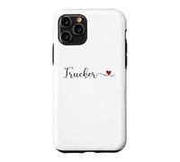 Trucker Typography with a Heart Case for iPhone 11 Pro