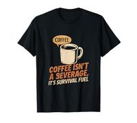 Truckers Coffee Survival Fuel Retro Driver novelty T-Shirt